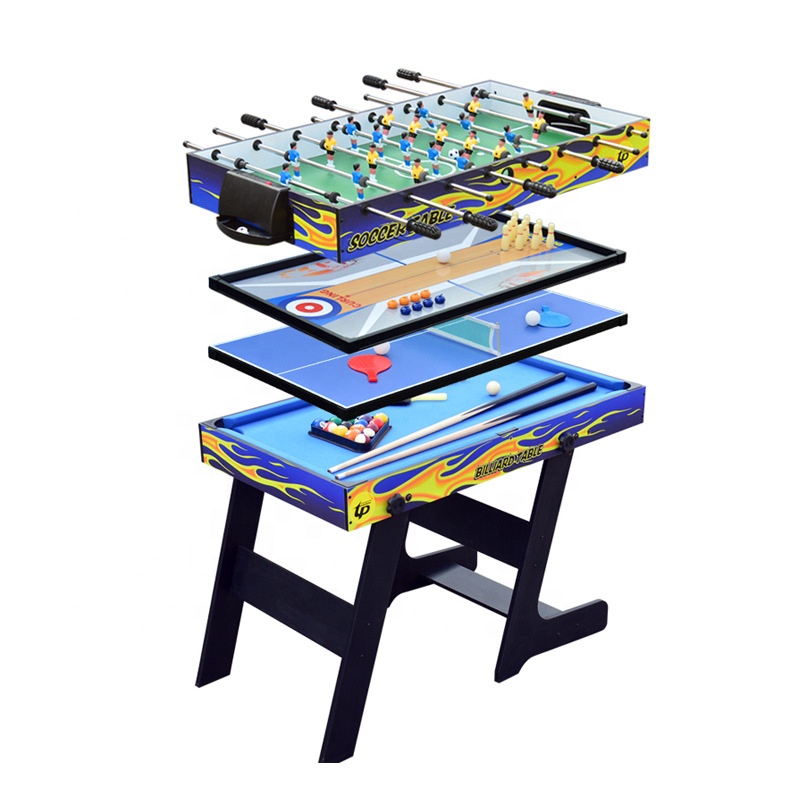 5 в 1, многофункциональный игровой стол с воздушным хоккеем, обеденный бильярдный стол для настольного тенниса