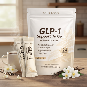 Café instantané à la <span class=keywords><strong>vanille</strong></span>, soutien métabolique, vente chaude, GLP 1, soutien à emporter, 24 sachets, OEM/ODM - Product Image 1