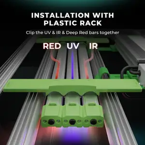Sotto il baldacchino UV profondo rosso IR 27W 15W 8W serie ADlite supplementare LED coltiva la barra luminosa per piante da interno commerciali