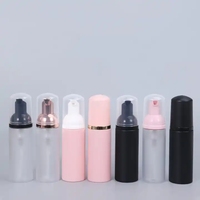 30ml 50ml 100ml pompe à mousse blanche rose vide mousse mousse nettoyant bouteille de mousse PET voyage cils shampooing bouteille en plastique