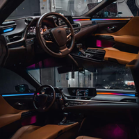 Kit d'amélioration d'éclairage d'ambiance dynamique LED 12V 64 couleurs pour Lexus ES 2018-2024 - Accessoires de décoration intérieure automobile
