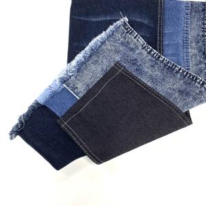 بنطلون جينز من القطن والبوليستر والقطن بلون نيلي ، قماش دينيم ، سعر مادة 14 أونصة 12 أونصة للجينز - Product Image 5