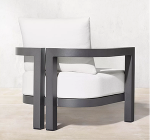 Muebles de aluminio para exteriores, sofá moderno y cómodo, sillón tipo chaise longue - Product Image 6