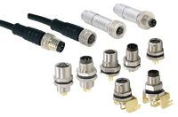 Connecteur M12 circulaire étanche IP67 industriel pour câble, 3, 7, 8, 9, 10, 12, 13, 14, 16 broches (M5, M8, M9, M16, M23, 7/8, 2, 3, 4, 5, 6, 7, 8, 9, 10, 12, 13, 14, 16)