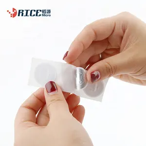 Wholesale Paper Roll rewritable nfc chip tag passive 13.56MHz D50 HF/NFC RFID inlay and tag