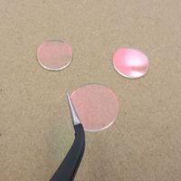 Filtre à lumière visible à haute transmission avec coupure infrarouge pour 400 nm-650 nm, lentille filtrante pour la lumière rouge, verte, bleue et jaune
