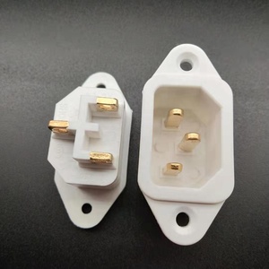 Đầu Nối Ổ Cắm Điện Đầu Vào Bảng Nam 3P IEC 320 C14 <span class=keywords><strong>AC</strong></span> 250V 15A - Product Image 4