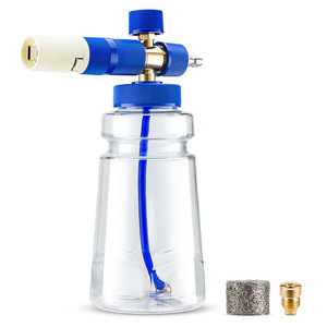 Nettoyeur haute pression bleu lavage de <span class=keywords><strong>voiture</strong></span> nettoyage <span class=keywords><strong>mousse</strong></span> canon 1/4 connecteur rapide <span class=keywords><strong>mousse</strong></span> réglable adapté à divers scénarios de lavage de <span class=keywords><strong>voiture</strong></span> - Product Image 1