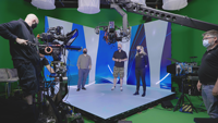 Pantalla LED para Estudio Virtual XR 3D UHD P2.6 |   Panel de Pantalla LED para Interiores con SDK Habilitado para Video Wall a Todo Color 8K 4K para Estudio de TV
