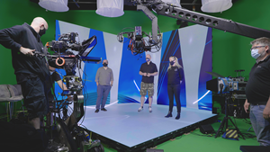 Écran LED de studio virtuel XR 3D UHD P2.6 |   Panneau d'affichage LED intérieur 8K 4K compatible SDK pour studio TV - Product Image 2