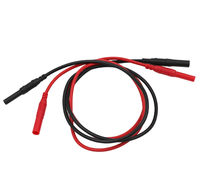 Ensemble d'adaptateurs de sonde 4 en 1 pinces crocodiles Kit de fils de Test électronique accessoires multimètre fils de Test mètre Test d'aiguille