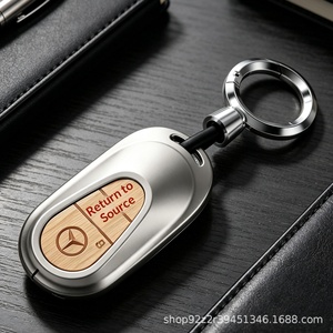 Housse de clé pour <span class=keywords><strong>Mercedes</strong></span> Benz |   Étui pour clé compatible avec les clés intelligentes de modèles CLS, CLK, AMG, GLC, GLK, GLE, GLS, ML, <span class=keywords><strong>SL</strong></span>, SLK, A, C, E, R, S, G - Product Image 3