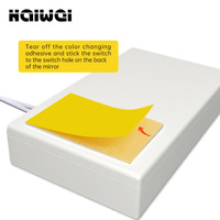 Interrupteur tactile pour miroir de salle de bain haute tension 110V, 200W, contrôle anti-buée, interrupteur à capteur pour miroir