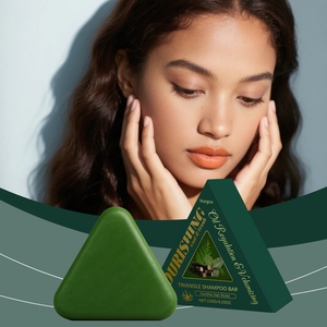 Autocollants personnalisés pour soins capillaires, shampoing solide aux extraits naturels de plantes, savon pour cheveux anti-pelliculaire, rend les cheveux lisses et doux - Product Image 6