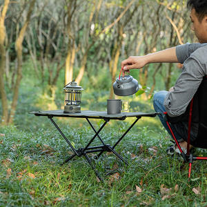 <span class=keywords><strong>Table</strong></span> de plage <span class=keywords><strong>pliante</strong></span> en tissu Oxford pour pêche en plein air pique-nique randonnée - Product Image 3