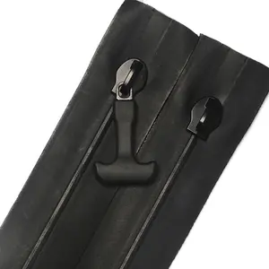 DYQM 3# individueller wasserdichter Nylon-Dichtungsreißverschluss IPX6 Waschanzug wasserdichte Kleidung wasserdichte Tasche