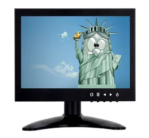 Monitor LCD da 10 pollici con schermo LCD da 10.4 pollici ad alta risoluzione industriale 1024*768 con schermo LCD con VGA HDMIed