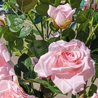 Plantes et fleurs artificielles hautement réalistes, décoration de plantes artificielles, arbre de roses artificielles pour l'aménagement paysager du jardin