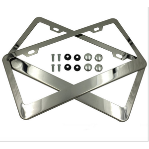 JDMotorsport88 2pcs 316x160mm Auto License Plate Frame Della Copertura Dello Schermo Colorato di Plastica Protector per Auto USA - Product Image 2