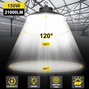 Luminaria Lineal Highbay para DLC 150W/240W/400W/500W 6000K IP65, para Uso Industrial, Comercial, Almacenes y Tiendas, con Luz de Alta Intensidad Regulable - Product Image 4