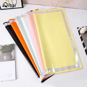 Qibai 20 hojas Brooke papel impermeable ventana borde mate flor papel de regalo paquete Floral papel de regalo para ramo - Product Image 2