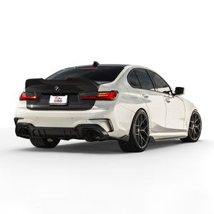 Difusor Trasero de Fibra de Carbono Estilo AO para <span class=keywords><strong>BMW</strong></span> Serie 3 G20 <span class=keywords><strong>330i</strong></span> M340i Sport Pre Lci 2019-<span class=keywords><strong>2022</strong></span>, Divisor de Parachoques Trasero - Product Image 3