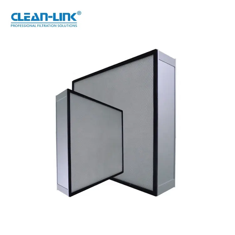 Clean-Link H13 H14 aluminum stainless and galvanized steel mini pleated filter
