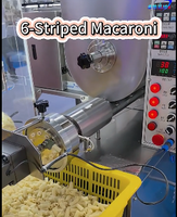 Machine à fabriquer des pâtes macaroni pour farine de blé avec extrusion pour les formes de tube, de coude et de coquille dans la production alimentaire