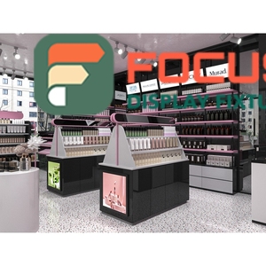 Contemporary Retail Project Recycled Material Kiosk Display Store Solution Makeup Store Interior Design - Product Image 4