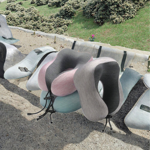 Großhandel <span class=keywords><strong>U</strong></span>-förmigen Memory Foam Reise kissen Four Seasons Car Nap Lagerung mit benutzer definierten Logo <span class=keywords><strong>Creative</strong></span> Design - Product Image 2