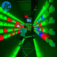 Mode compétitif salle de jeu active bouton lumineux LED montée notation en temps réel activer l'équipement publicitaire Game Center