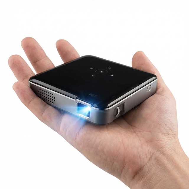 DLP Home Theater P60 Wireless Connectivity Airplay Miracast 1080p Video Beam Mobile Phone Mini Portable DLP Projector