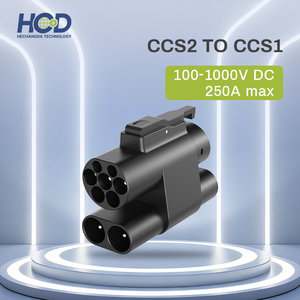 Nouvel adaptateur de charge rapide CCS2 CCS1 EV HCD <span class=keywords><strong>100</strong></span>-1000V DC 250A Max pour <span class=keywords><strong>Tesla</strong></span> Retrofit, certifié IP65 CE/FCC/ROHS, garantie 12 mois - Product Image 2