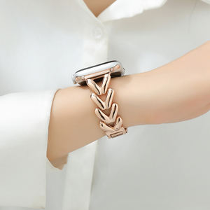 สายนาฬิกาโลหะระดับไฮเอนด์2025พร้อมบรรจุภัณฑ์สำหรับ <span class=keywords><strong>Apple</strong></span> <span class=keywords><strong>Watch</strong></span> S9สายรัดพิเศษแฟชั่นหรูหราสำหรับซีรีส์ S10 S9 <span class=keywords><strong>S8</strong></span> S7 S6 SE2 S5 - Product Image 4