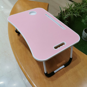 Folding the Computer <strong>Table</strong> on the Bed Children's Computer Desk Tablet <strong>Table</strong> <strong>Mini</strong> Computer <strong>Table</strong> - Product Image 2