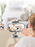 Support de téléphone portable pliable et pivotant à 360°, réglable et ergonomique, pour bureau