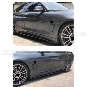 Car Side Skirt Lip Spoiler Extension Diffuser Guard Apron For BMW 4 Series F32 F33 F36 2013-2020 Side Skirt <b>Splitter</b> Accessories - Product Image 5