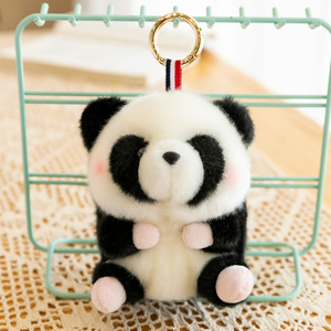13Cm <span class=keywords><strong>Mini</strong></span> <span class=keywords><strong>Panda</strong></span> Keychain Plushie Dễ Thương Hamster Sang Trọng Thú Nhồi Bông Đồ Chơi Túi Mặt Dây Chuyền Keychain Plushie Búp Bê - Product Image 6
