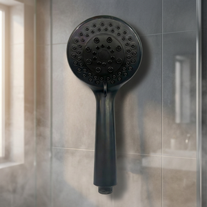 ERPS.L. Ensemble de douche flexible rond 33309 ERP avec tuyau de 1,5 m en plastique + alliage de zinc, design contemporain, plomberie de salle de bain - Product Image 4