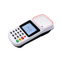 Pequeño terminal POS de mano con función de escaneo de código QR que ejecuta un dispositivo Android OS pos
