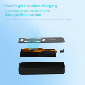 Sạc dự phòng năng lượng mặt trời sạc nhanh 22.5W, dung lượng lớn 10000mAh/80000mAh, hợp kim nhôm, loại ổ cắm Mỹ, sạc không dây Nhật Bản - Product Image 2