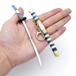 Cosplay Waffen modell Ruffy Zoro Katana Einteiler Schwert Anime Schlüssel bund