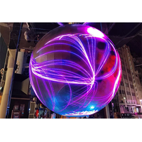 Pantalla LED esférica para interior y exterior, tamaño personalizado, diámetro de globo de bola, 1m/1,5 m/2m/3m/4m, más pantalla LED en forma de esfera