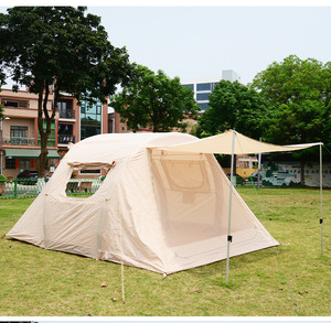 <span class=keywords><strong>Tunnel</strong></span> <span class=keywords><strong>tente</strong></span> auvent 5-8 <span class=keywords><strong>personnes</strong></span> Camping en plein air épaissi étanche crème solaire tuyau <span class=keywords><strong>tente</strong></span> gonflable - Product Image 2