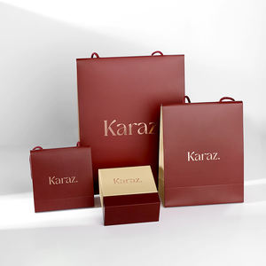 Boîte à bijoux en papier brun en gros avec gaufrage d'estampage en feuille d'or-Logo à bas prix personnalisable pour le stockage de bijoux de bague - Product Image 6