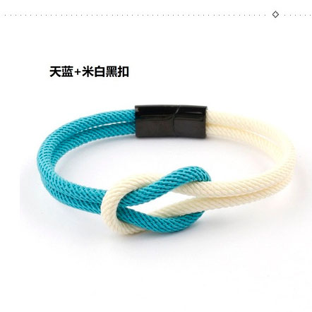 Azul Blanco Negro Cierre