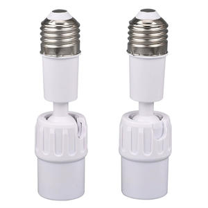 Home Decor E27 LED <strong>Bulb</strong> Holder With Screw Style Lamp <strong>Shade</strong> Electronics Parts Lengtheded Extension Adapter With CE Certificate - Product Image 1