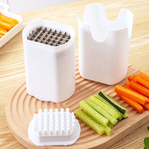 Gadget de cuisine intelligent en gros Hachoir à pommes de terre pressé à <span class=keywords><strong>la</strong></span> <span class=keywords><strong>main</strong></span> Trancheuse de pommes de terre à lame tranchante Coupe-frites frites - Product Image 5