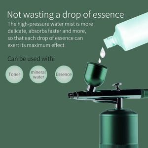 Pistola pulverizadora de aerógrafo portátil mini para arte de uñas, tatuajes, manualidades y repostería, pulverizador de niebla nano, kit de compresor de aerógrafo de belleza portátil. - Product Image 2