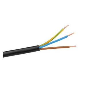 Cable de manguera acrílica 2x6mm negro, 100m de longitud, ideal para conexiones eléctricas y proyectos de bricolaje. - Product Image 1